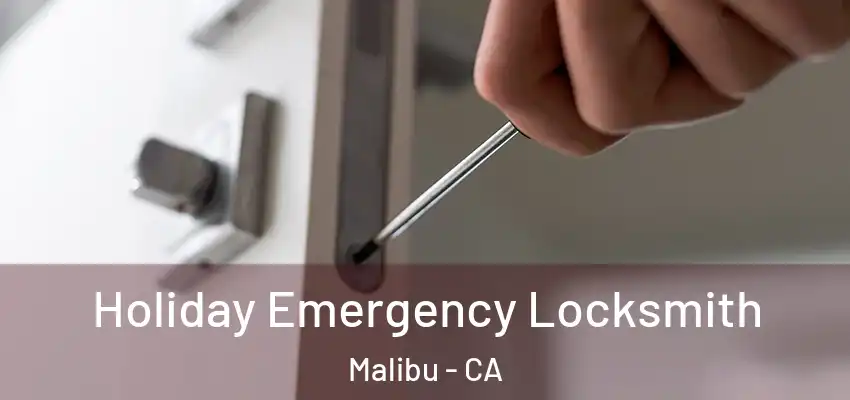  Holiday Emergency Locksmith Malibu - CA